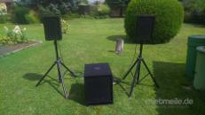 Aktive PA DJ Anlage