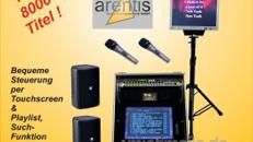 Einmalige Karaokeanlage PC TOUCH mit knapp 8000 Titeln aus amtlicher Produktion, Komplett-System mit Jukebox-Software
