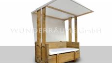 Sofa Rustikal 1, mit Dach - WUNDERRÄUME GmbH vermietet: Dekoration/Kulisse für Event, Messe, Veranstaltung, Incentive, Mitarbeiterfest, Firmenjubiläum