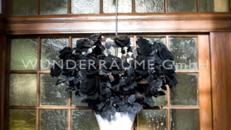 Rosenensemble w/s (weiße Vasen, schwarze