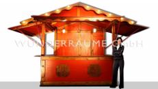 Kleine Holzhütte - WUNDERRÄUME GmbH vermietet: Dekoration/Kulisse für Event, Messe, Veranstaltung, Incentive, Mitarbeiterfest, Firmenjubiläum