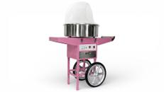 Nostalgische Zuckerwattemaschine mieten – Inklusive Wagen & Schutzhaube