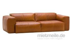 Sofa Hennessy Echtleder Cognac