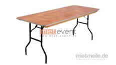 Eckigen Banketttisch / Tische mieten