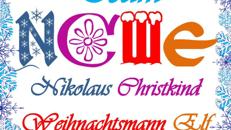 Nikolaus Christkind Weihnachtsmann Elf