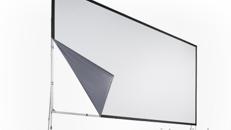 Leinwand 2,70m x 1,50m, 16:9 Aufprojektion