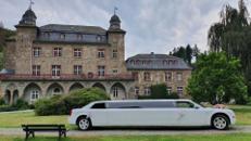 Limo Chrysler Weiß Limousine Stretchlimousine Mieten Hochzeit Stretch limosine