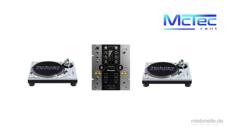 Professionelles DJ Set Mischpult Plattenspieler Technics MK2