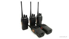 5x Hand-Funkgerät Walkie-Talkie UHF Headset