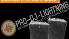 DVA S20 Doppel 18" Subwoofer Bass PA Anlage von dBTechnologies, Beschallungsanlage, DJ Anlage, Musikanlage, Partyanlage, Tonanlage, Subwoofer, Lautsprecher, Soundsystem