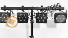 Eurolite KLS-2001/KLS-800 LED Scheinwerfer - DJ Beleuchtung - Lichtset - Lichtanlage - Lichttechnik - Licht - Spezialeffekte - Party Lichtstativ - LED PAR, Fußschalter, Fernbedienung oder DMX