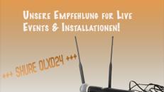 Mikrofon Shure QLXD24 - Funkmikrofon - Gesangsmikrofon - Sprach-Mikrofon - Funkstrecke Handsender