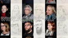 Ihren Karikaturisten und Schnellzeichner buchen Sie günstig in NRW & Hessen, Köln, Frankfurt, Düsseldorf, Essen, Münster, Dortmund ...