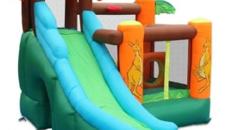 Zwergen Hüpfburg mit Rutsche zu vermieten für bis zu 4 Kinder!