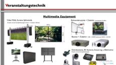 Leinwand / Multimedia / Video