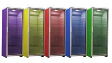 Kühlschrank 350l, 175cm, mit Beleuchtung farbig
