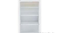Kühlschrank, Flaschenkühlschrank, Thekenkühlschrank, Unterbaukühlschrank mit Glastür und LED Beleuchtung, weiß