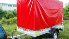 GALA Plananhänger Tieflader 1300 kg gebremst / 100 km/h