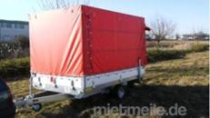 Kongo Hochlader geschlossener Plananhänger - 1500 kg gebremst / 100 km/h