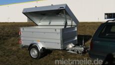 Oceanblue Deckelanhänger / Urlaubsanhänger mit Fahrradträgern 850 kg gebremst / 100 km/h