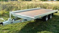 SKY-CAR extra breit offener PKW Transporter mit Seilwinde 2700 kg gebremst / 100 km/h Autotransporter PKW Transportanhänger