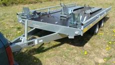 Baccardi 4er - 5er Motorradanhänger 2500 kg gebremst 100 km/h