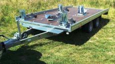 SKY extra breit 4er bis 5er Motorradanhänger extra breit 2700 kg gebremst 100 km/h