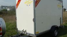 Stefanus-Bike 2er Motorradanhänger mit Rampe geschlossen 1300 kg gebremst 100 km/h