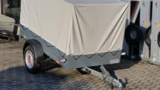 Planen Anhänger mieten / leihen Größe 2x1x1m ab 12 Euro für 24 h