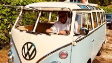 VW Bulli T1 Samba, Hochzeitsauto, Chauffeur/-in
