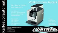 Kaffeevollautomat incl. kompletten Zubehör.