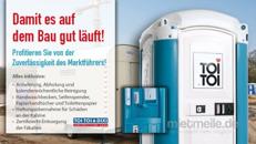 Miettoilette, mobile Toilette, Baustellen WC, Toilettenkabine, Toilettenwagen, DIXI-Klo, das Original, Hygiene, zertifizierte Entsorgung, Endreinigung, Baustellentoilette