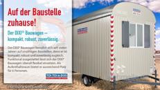 Bauwagen, WC-Trailer, Miettoilette, mobile Toilette, Hygiene