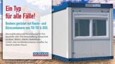 Raumcontainer, WC-Trailer, Miettoilette, mobile Toilette, Hygiene
