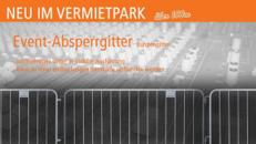 Event-Absperrgitter C 2 zum mieten