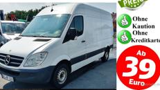 Transporter günstig mieten ab 39,-€ ohne Kaution ohne Kreditkarte
