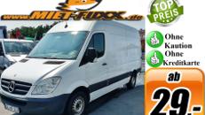 Sprinter Transporter günstig mieten ohne Kreditkarte ohne Kaution Umzugswagen Möbeltaxi ab 29,-€