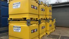 Mobiler Heizöl/Diesel Tank (IBC) 950 Liter