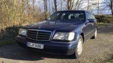 Hochzeitsauto, Mercedes S 420 L Youngtimer, Langversion