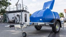 Wassertankanhänger 1100l mobiler Wassertank auf Anhänger