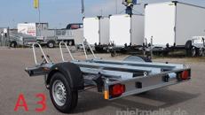 Motorradanhänger 750 kg Gesamtgewicht A 3 Anhängervermietung Anhängerverleih Anhänger