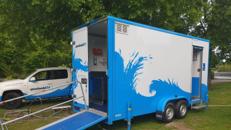 Spülmobil, Interimslösung, mobile Spülküche, Makro-Anhänger, Messen, Road-Show