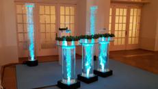 XXL LED-Wassersäule, 30cmX2m Sprudelsäule, Wassersäulen, Blubbersäulen