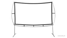 Beamer Leinwand Rückprojektionsleinwand 120"