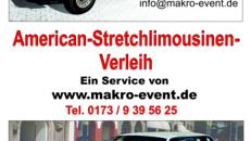 Stretchlimousinen mit Fahrer zu vermieten