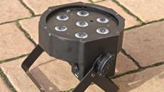LED Scheinwerfer Partybeleuchtung Floorspot Flat PAR CAN 7x3W