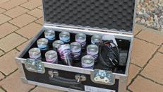 Partylicht Partybeleuchtung Diskolicht Lichtanlage Raumbeleuchtung mit Akku 8h Laufzeit Ape Labs
