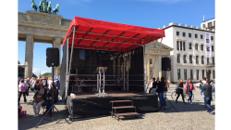 Mobile Bühne 14m² - Multistage für Stadtfest, Events, Festivals & Konzert (auch als FOH)