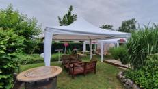 Zelt, Pavillon, Stehtisch, Tischgarnitur u.v.m.