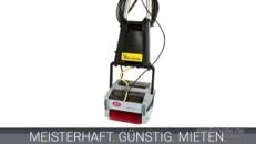 Terrassenreinigungsmaschine / Scheuersaugmaschine für Holzterrassen | Mietgeräte Mettmann